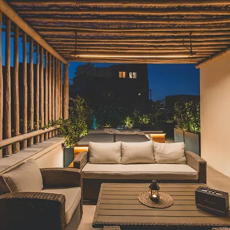 Apartmán Luxury With Acropolis View Terrace And Jacuzzi In The Heart Of - Living Stone Azurite Atény