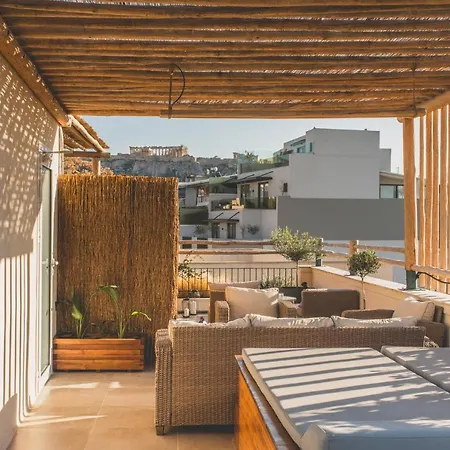 Luxury With Acropolis View Terrace And Jacuzzi In The Heart Of - Living Stone Azurite Apartmán *
